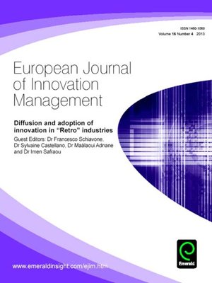 cover image of European Journal of Innovation Management, Volume 16, Issue 4